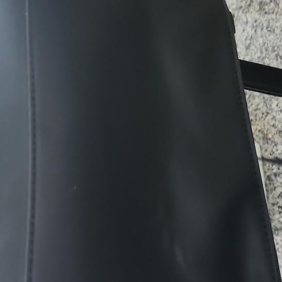 Anne Klein Off The Grid Black Faux Leather Backpack - Picture 15 of 16